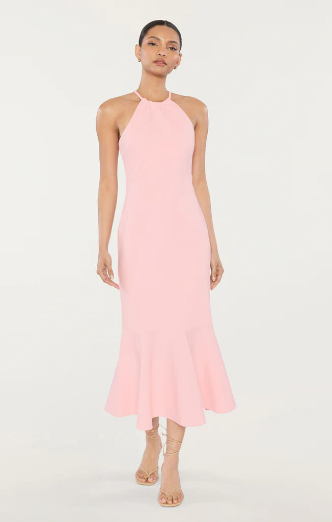 Lowest Price v-neck dressGABI HALTER MIDI DRESS