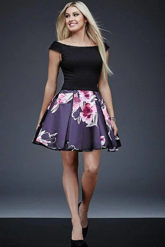 Price Cut high-waisted dressJovani M444 Off-Shoulder Cocktail Dress