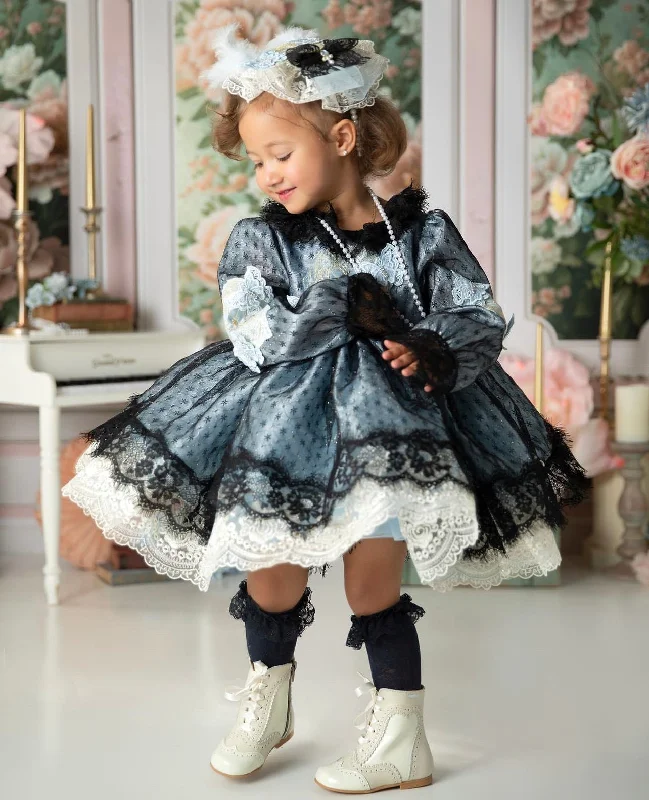 Best Seller boho-chic dressMidnight Butterfly Puffball