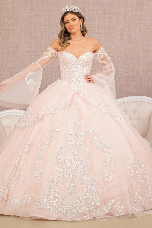 Best Seller trendy mini dressQuinceanera Dress Long Off Shoulder Glitter Ball Gown