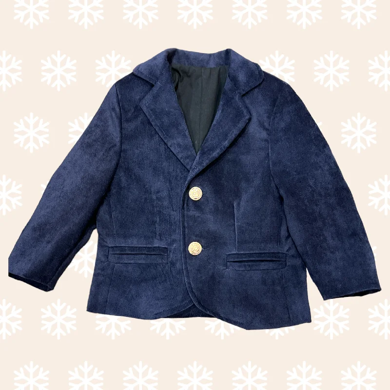 Mega Deal lace-up dressNavy Velvet Blazar