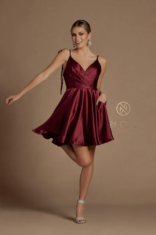 Daily Deals elegant shift dressHomecoming Short Spaghetti Strap Cocktail Dress
