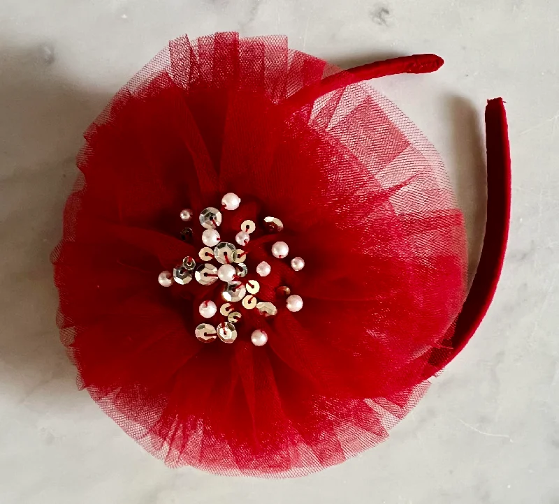 Limited Time Offer bohemian dressRuby Tulle Hair Piece