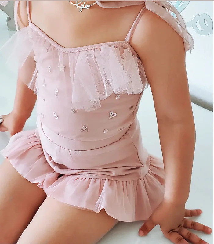 Exclusive Deal puff sleeve dressBlush Shorts