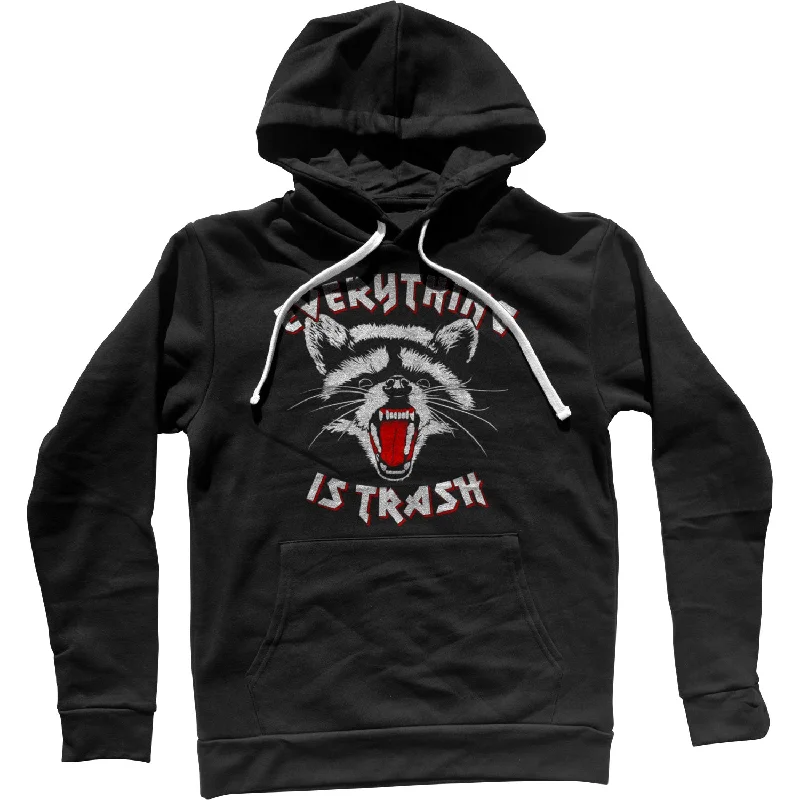 Online Specials Everything is Trash Raccoon Unisex Hoodie