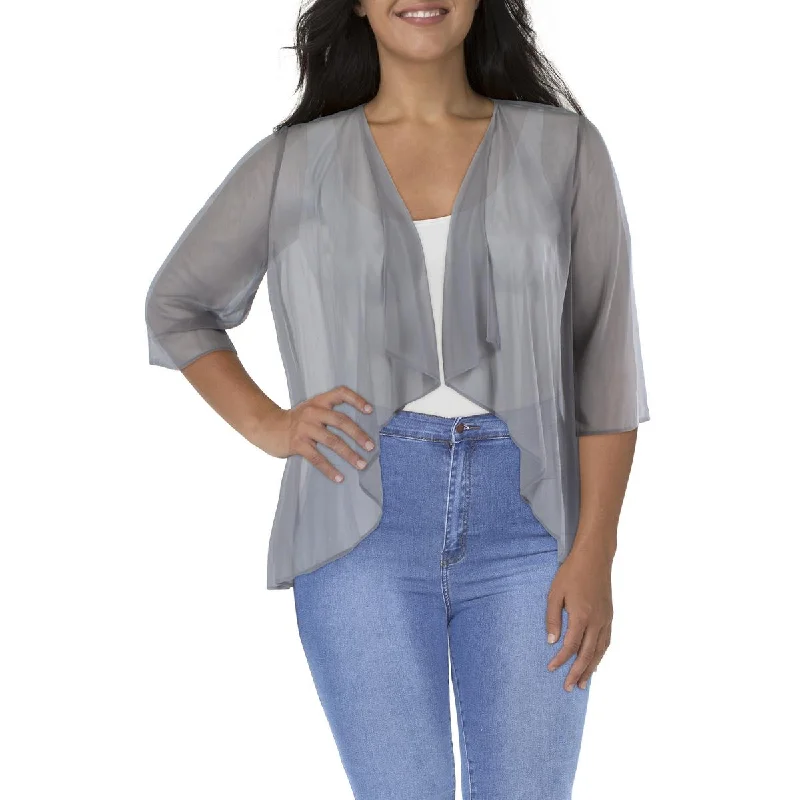 Early Bird Discount minimalist jacketWomens Mesh Sheer Bolero