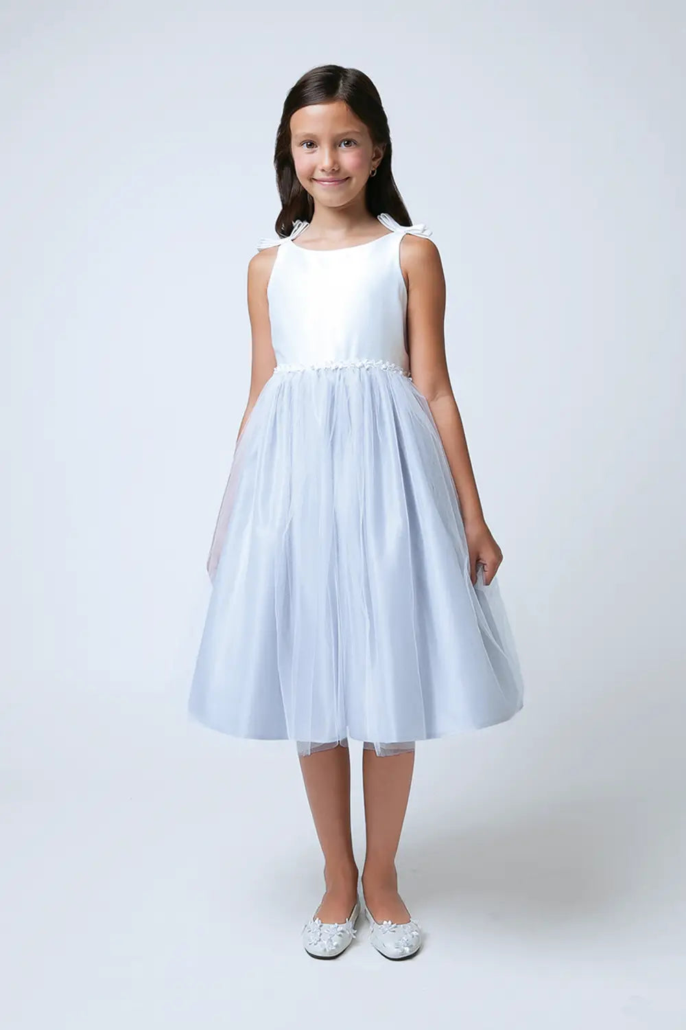 Hurry In oversized dressSilver and Tulle Dress