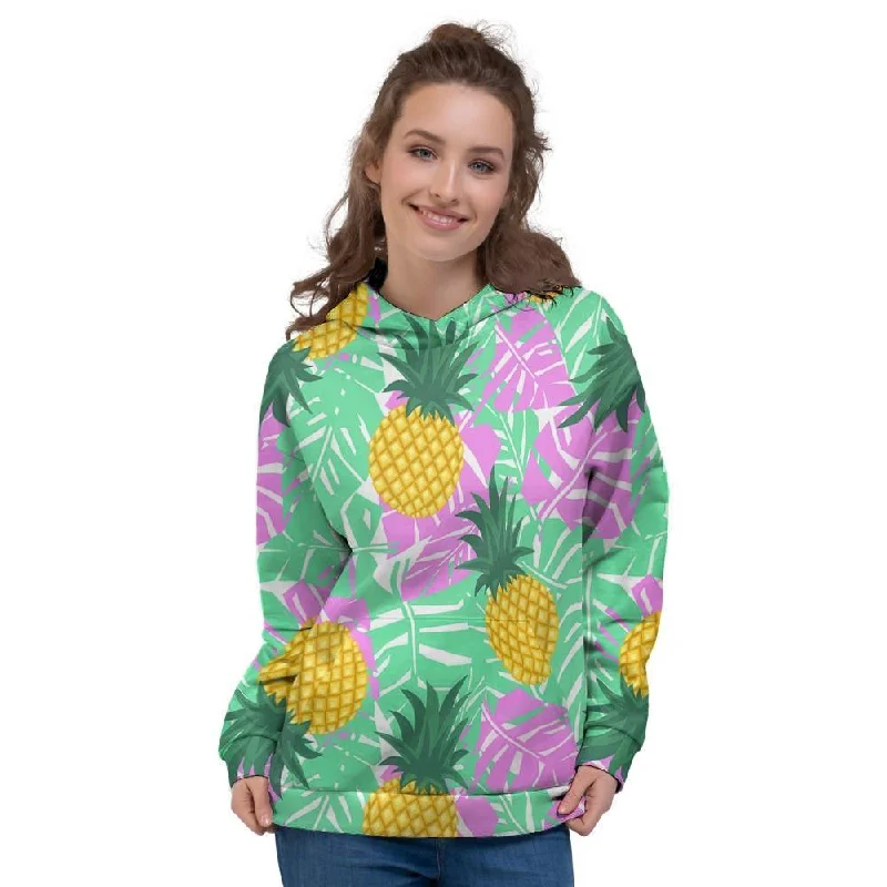 Bargain Bin Pineapple Print Women's Hoodie