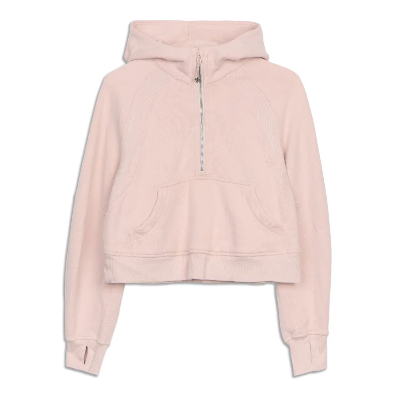 Warehouse Sale Scuba Oversized Half-Zip Hoodie - Resale