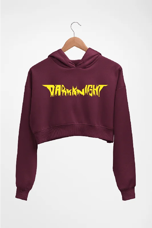 Steals and Deals cool street hoodieBarman Dark Kinght Crop HOODIE FOR WOMEN