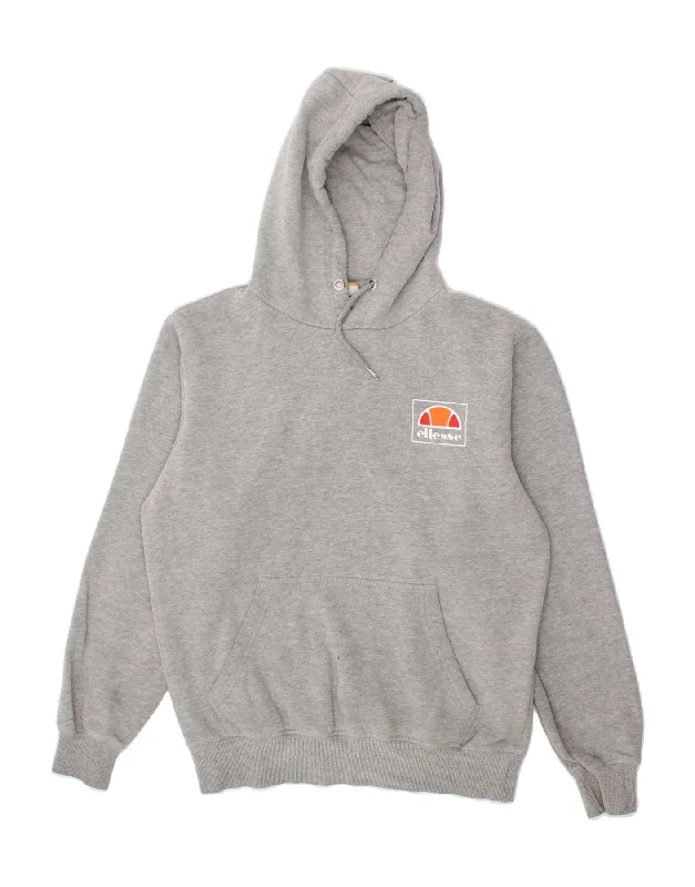 Buy Now ELLESSE Mens Hoodie Jumper Medium Grey