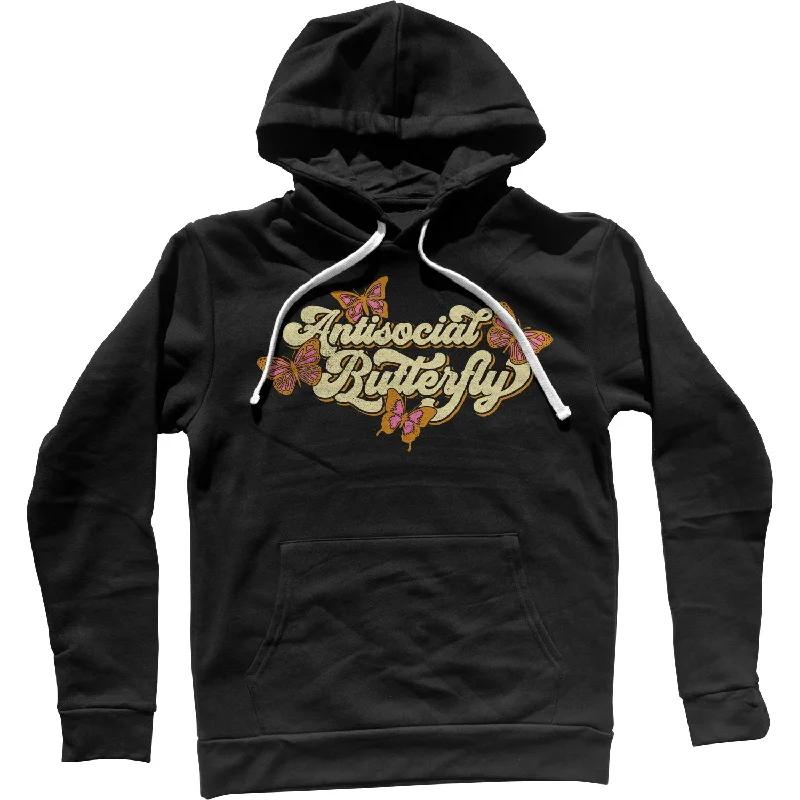 Huge Discounts Antisocial Butterfly Unisex Hoodie