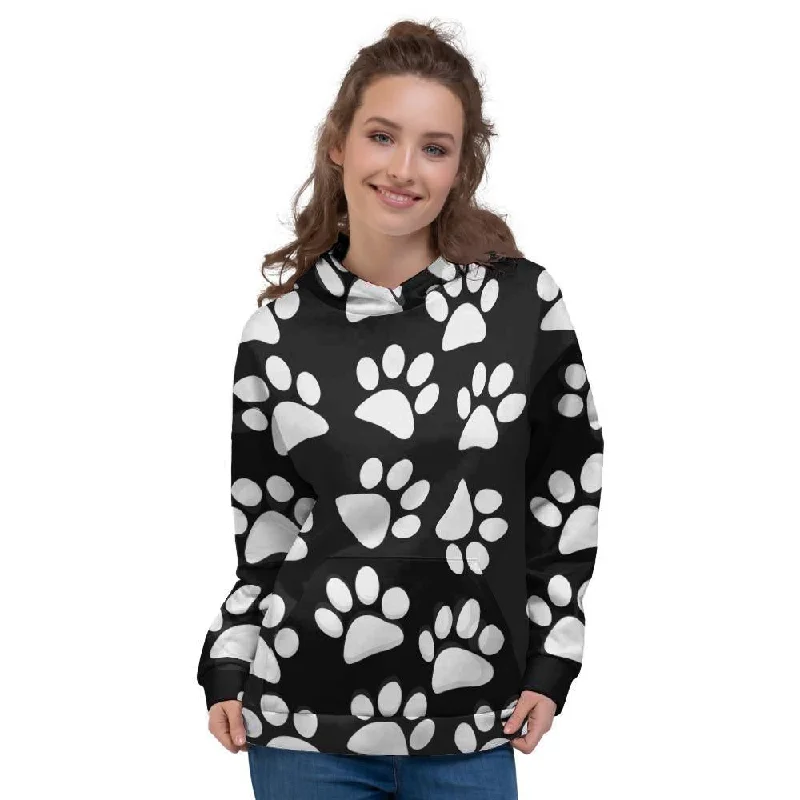 Savings Alert Paw Print Women's Hoodie