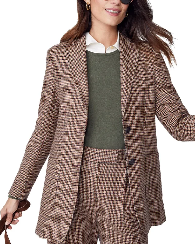 Daily Specials classic leather jacketJ.Mclaughlin Mercia Wool-Blend Jacket