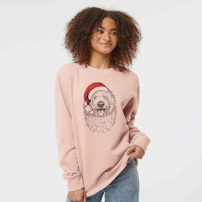 Stock Clearance athletic streetwear sweatshirtSanta Barry the Old English Sheepdog - Unisex Pigment Dyed Crew Sweatshirt Stock Clearance athletic streetwear sweatshirtSanta Barry the Old English Sheepdog - Unisex Pigment Dyed Crew Sweatshirt