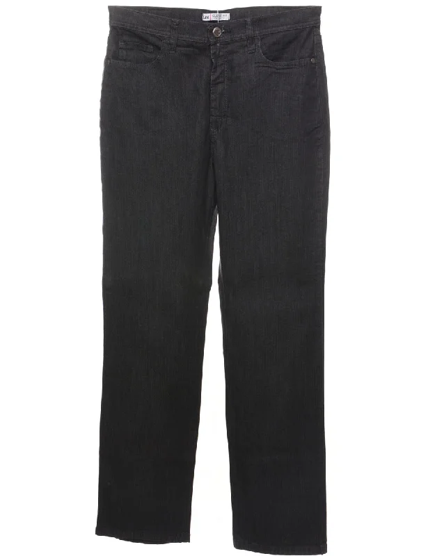 Price Cut premium outdoor jacketBlack Straight-Fit Lee Jeans - W34 L33