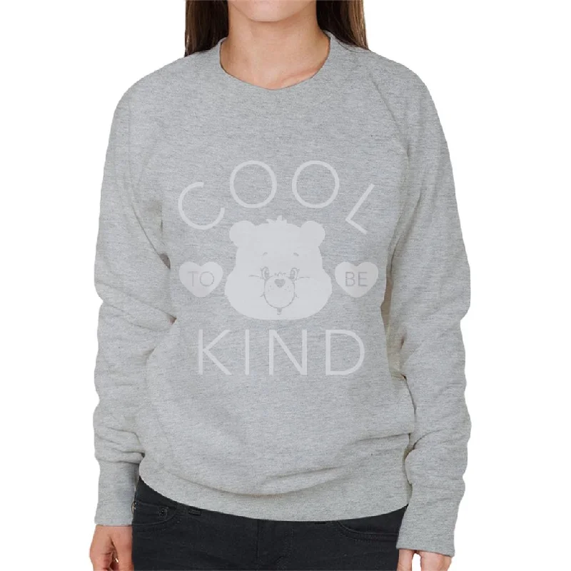 Fantastic Offers zip-up gym hoodieCare Bears Tenderheart Bear Cool To Be Kind White Print Women's Sweatshirt