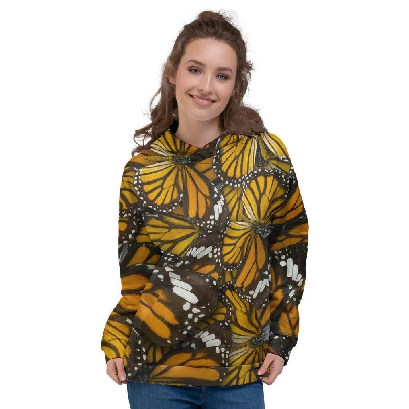 Sale Event Monarch Butterfly Pattern Print Women's Hoodie