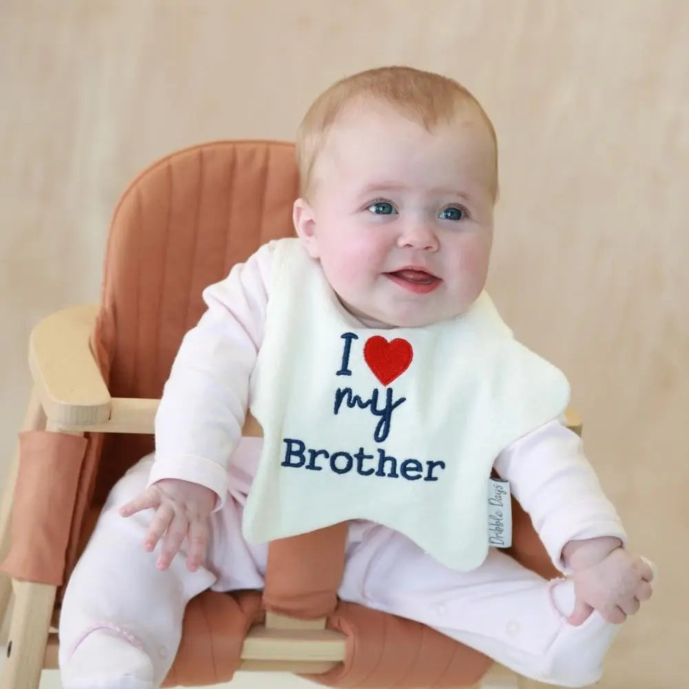 Markdowns layered dressI Love My Brother Bib