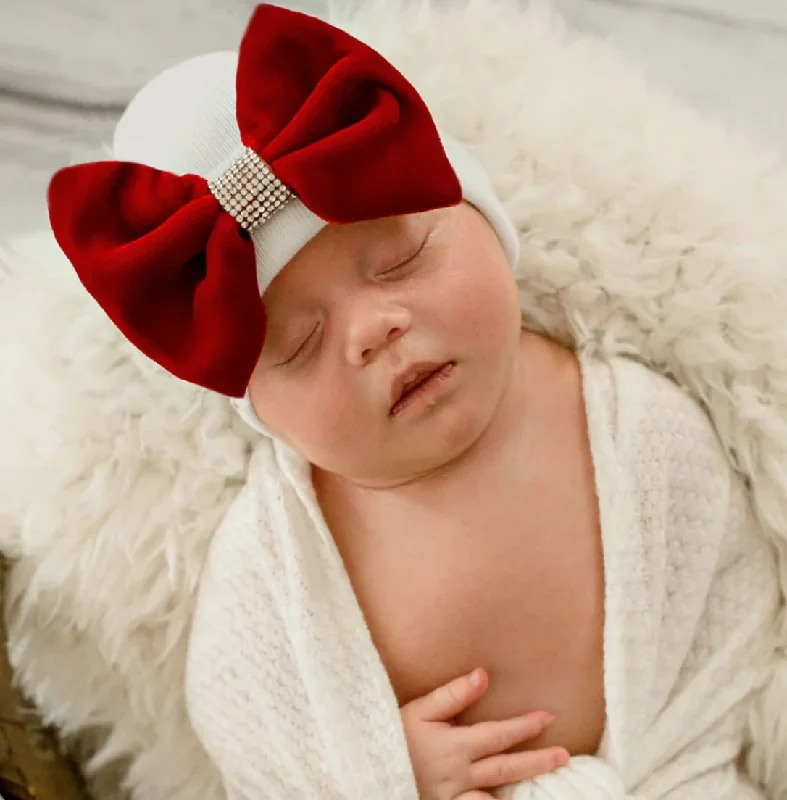 Stock Clearance casual slip dressIly Bean Burgundy Velvet Bow