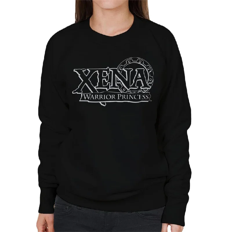 Super Deal luxe gym hoodieXena Warrior Princess Vintage Logo Women's Sweatshirt