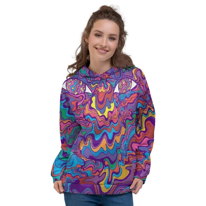 Savings Alert Psychedelic Face Women's Hoodie