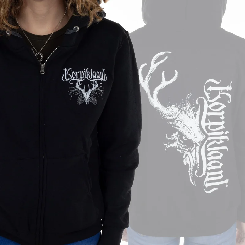 Exclusive Access Korpiklaani "Skull" Girls Zipup Hoodie