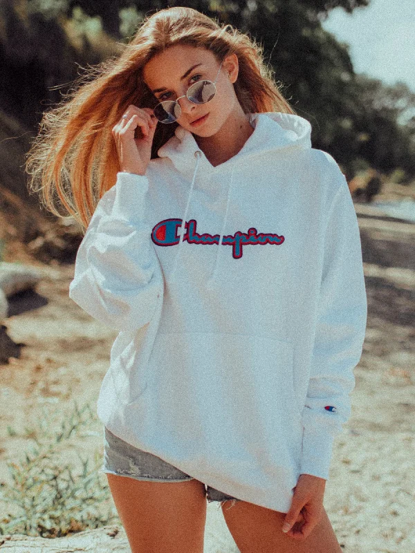 Big Discounts CHAMPION REVERSE WEAVE BOYFRIEND HOODIE - CLEARANCE