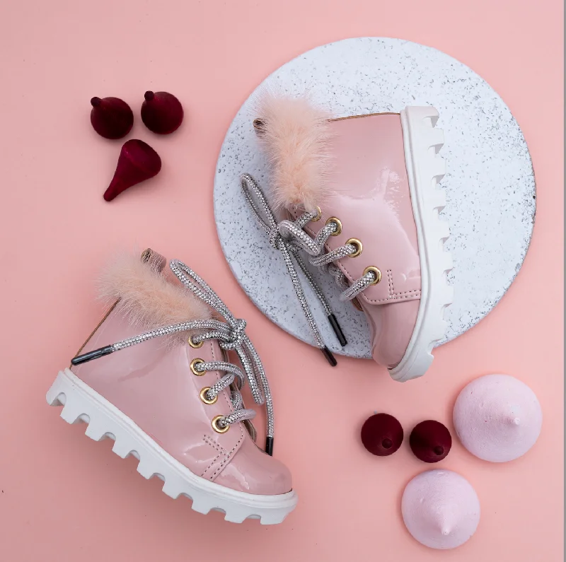 Doorbuster Deal luxury dressLeather Pink Boot
