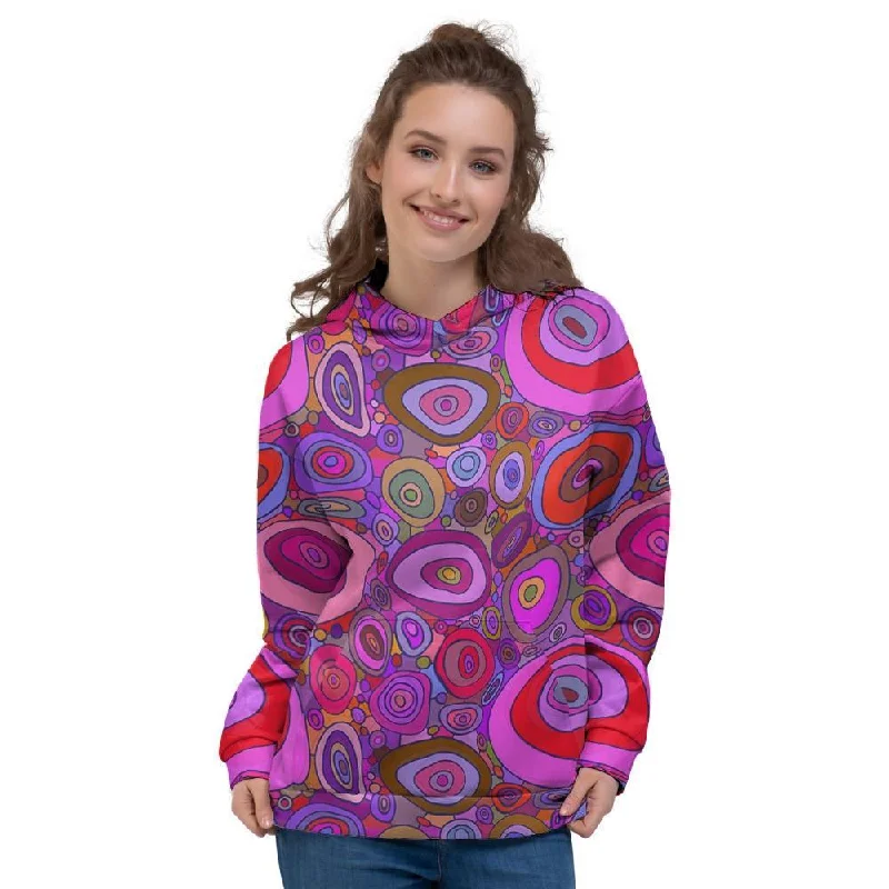 Today Only Purple Trippy Hippie Women's Hoodie