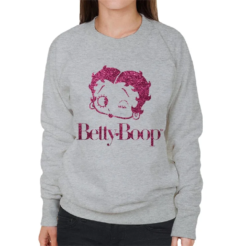 Buy More, Save More comfy workout sweatshirtBetty Boop Winks Cherry Glitter Women's Sweatshirt Buy More, Save More comfy workout sweatshirtBetty Boop Winks Cherry Glitter Women's Sweatshirt