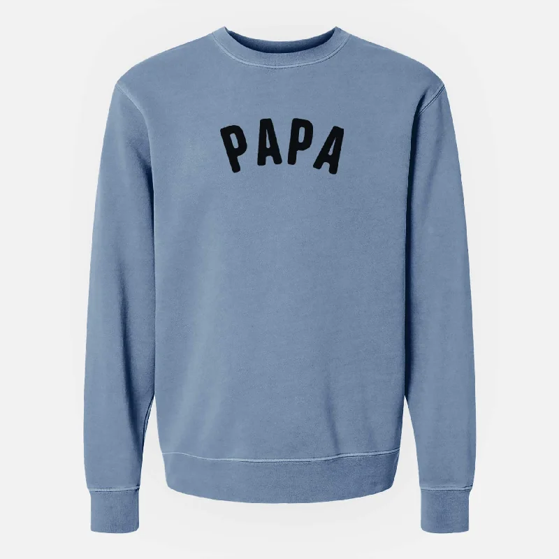 Mega Sale fitted workout sweatshirtPapa - Articulate Collection - Unisex Pigment Dyed Crew Sweatshirt Mega Sale fitted workout sweatshirtPapa - Articulate Collection - Unisex Pigment Dyed Crew Sweatshirt