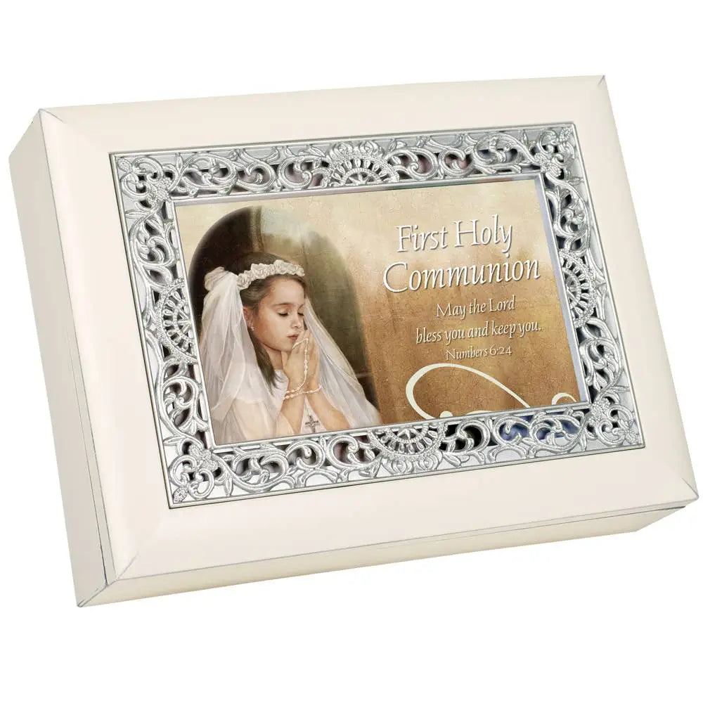 Mega Sale chic shift dressGirl Communion Music Box