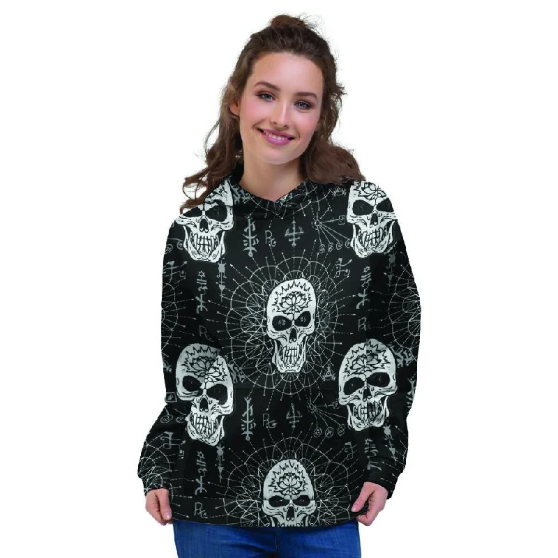 Exclusive Savings Skull Gothic Witch Women's Hoodie