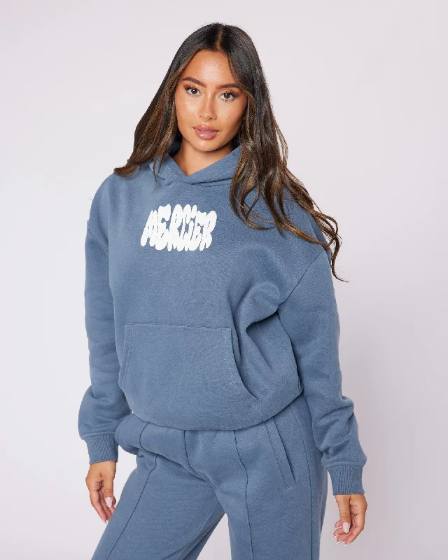 Closeout Womens Petrol Bubble Hoodie