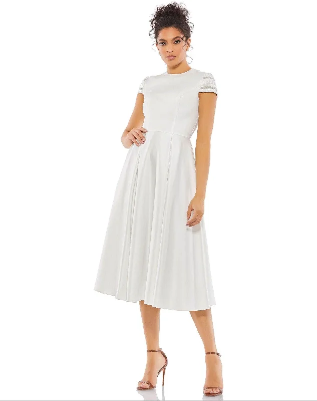 Massive Deals structured dressMac Duggal 55699 Short Mother of the Bride Dress