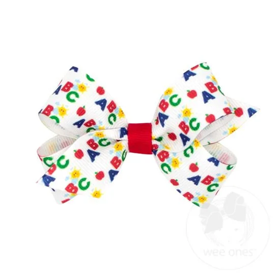 Online Only lace-up dressPrinted School Print Mini Clip