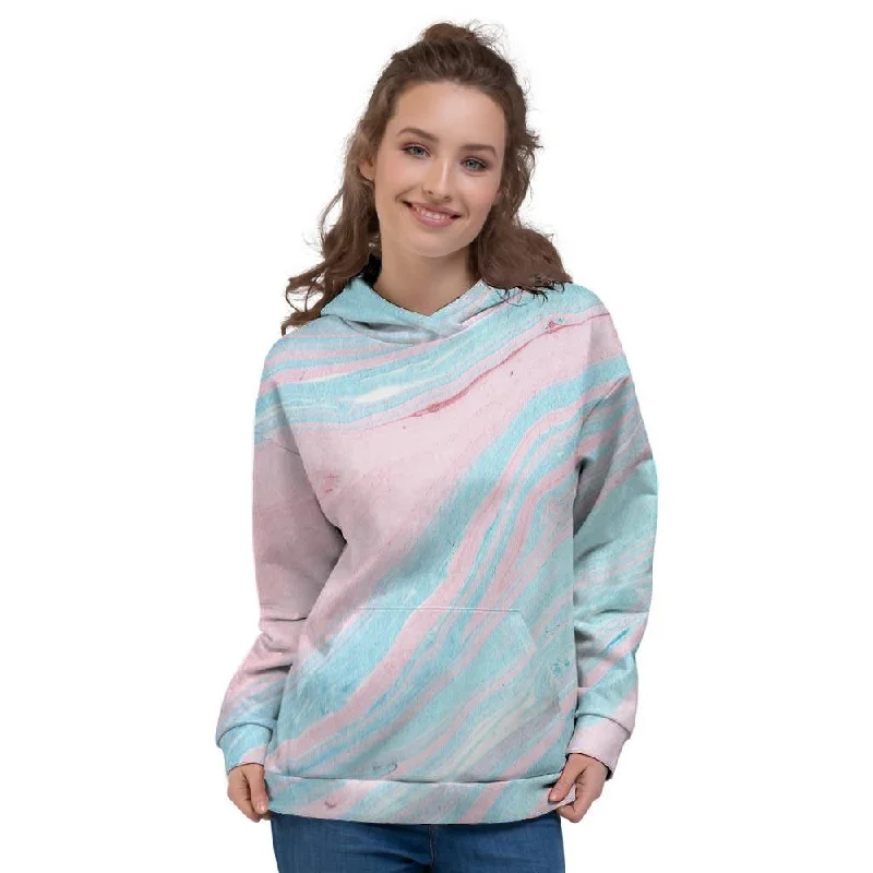 Quick Sale Rainbow Marble Women's Hoodie