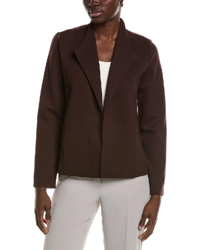 Sale Event cozy winter jacketEileen Fisher High Collar Jacket