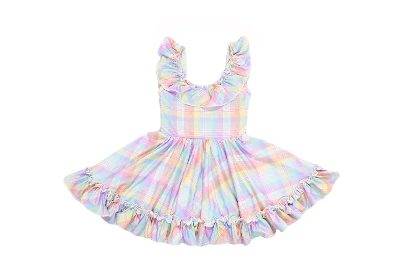 Fantastic Offers draped dressMabel Plaid Dress