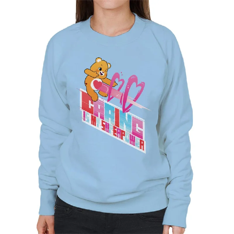 Exclusive Savings workout-ready hoodieCare Bears Unlock The Magic Caring Is My Superpower White Border Women's Sweatshirt Exclusive Savings workout-ready hoodieCare Bears Unlock The Magic Caring Is My Superpower White Border Women's Sweatshirt