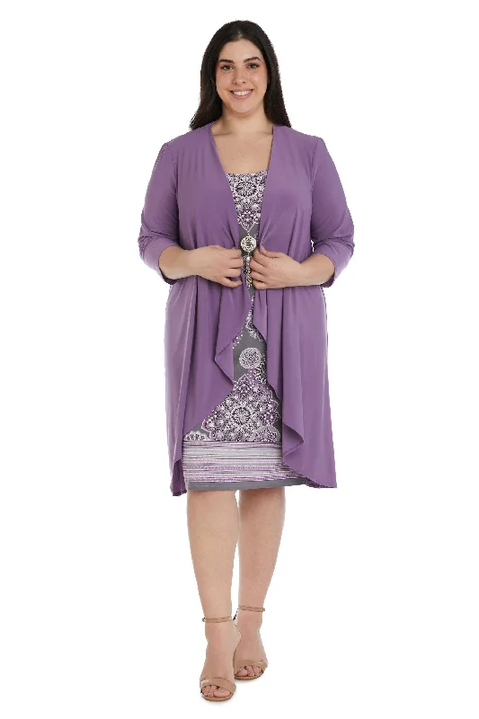 Savings Galore formal dressR&M Richards 9257W Short Plus Size Jacket Dress