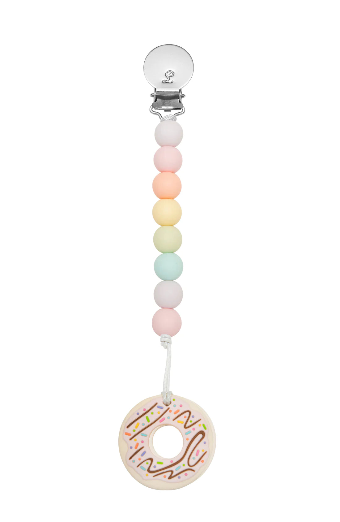 Exclusive Deal denim dressDonut Silicone Teether