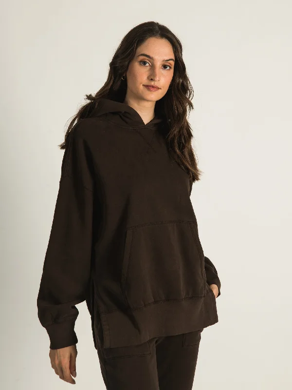 Super Deal HARLOW SIENNA SLIT HOODIE - CLEARANCE