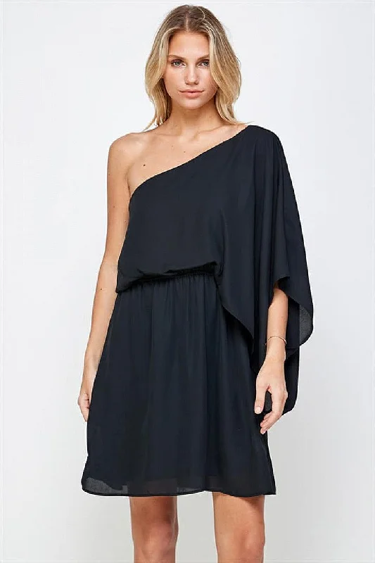 Unbeatable Prices v-neck dressShort One Shoulder Dress