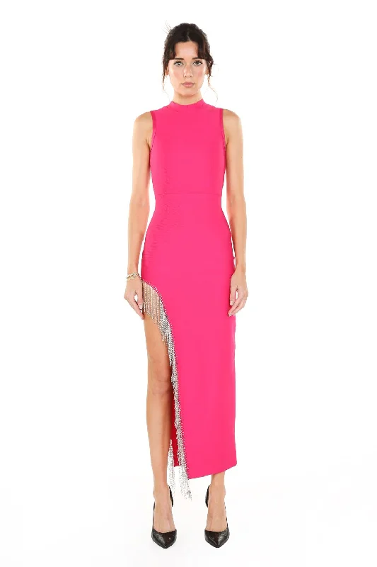 Deal of the Week casual knit dressLong Rhinestone Tassel Maxi Dress