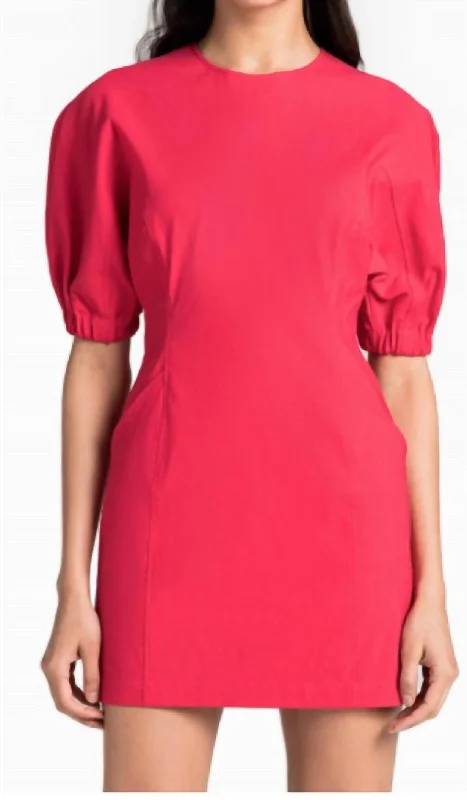 Epic Deals ruffle dressValenti Dress In Fluro
