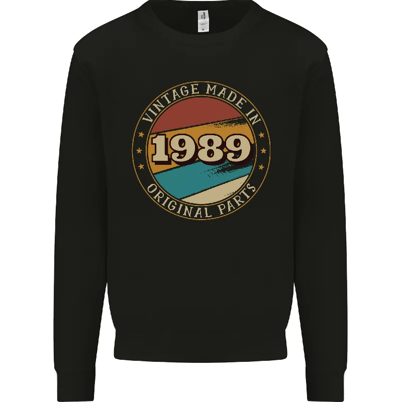 Price Rollback premium athletic sweatshirt35th Birthday  Vintage Made In 1989 Mens Sweatshirt Jumper
