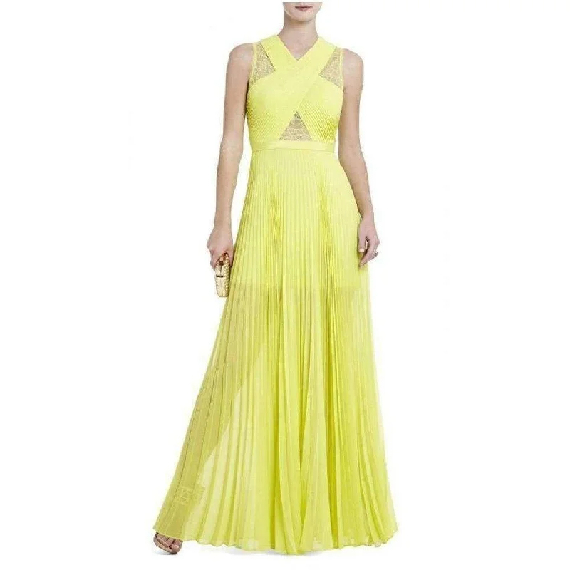 Epic Deals statement dressCaia Lemongrass Chiffon -Pleated Dress