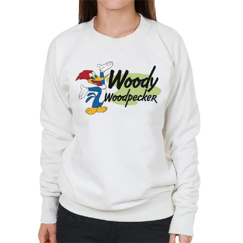 Deal Frenzy sleek sports hoodieWoody Woodpecker Classic Stance Women's Sweatshirt
